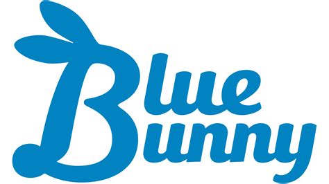 blue bunny logo png